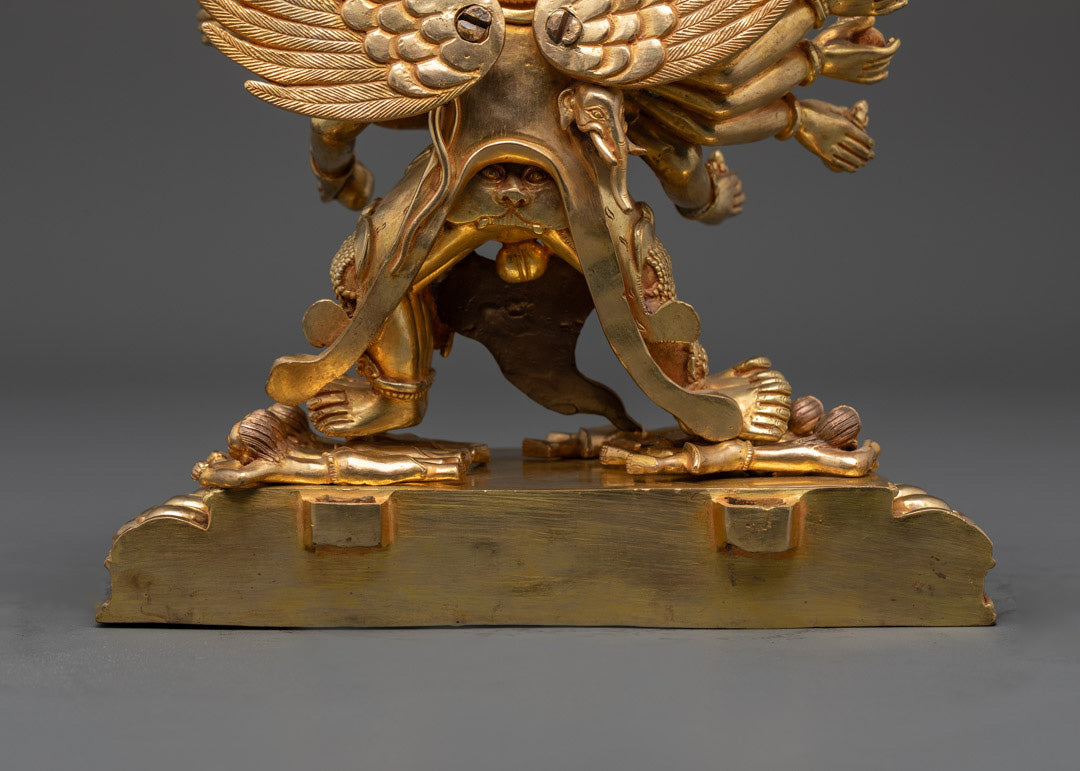Authentic Hevajra Yab - Yum Fierce Protective Statue | Handcrafted In Nepal