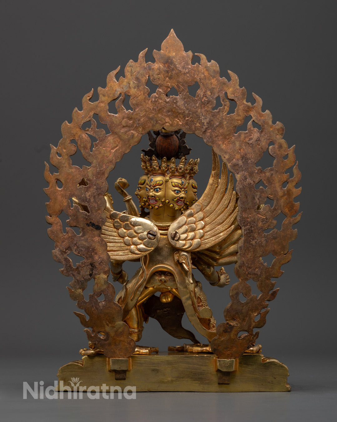 Authentic Hevajra Yab - Yum Fierce Protective Statue | Handcrafted In Nepal