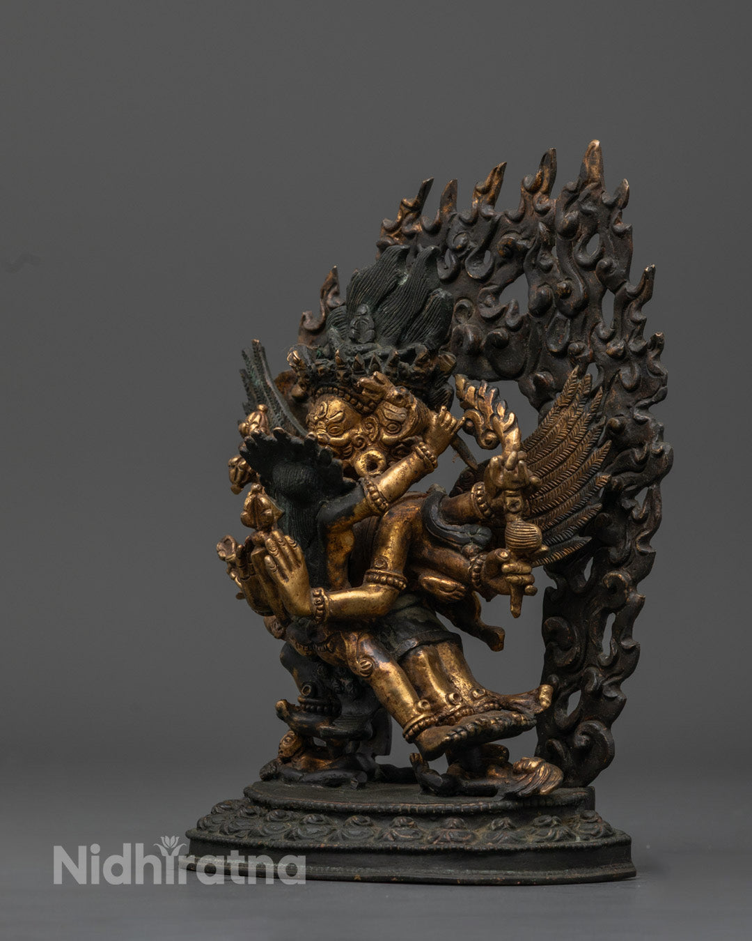 Vajrakilaya Yidam Statue | Buddhist Wrathful Deity