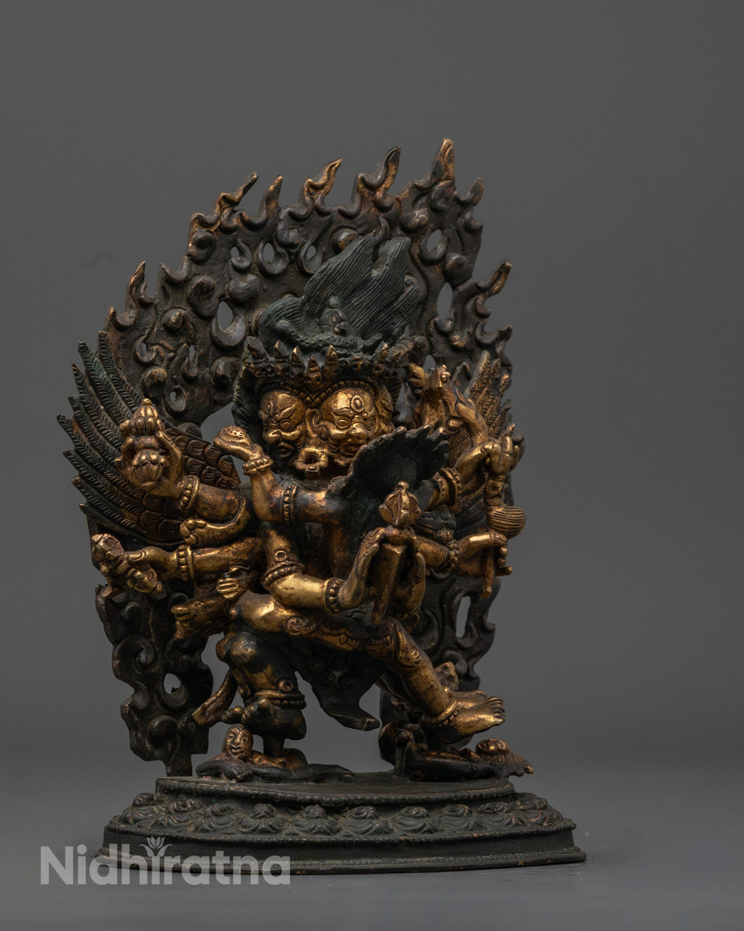 Vajrakilaya Yidam Statue | Buddhist Wrathful Deity