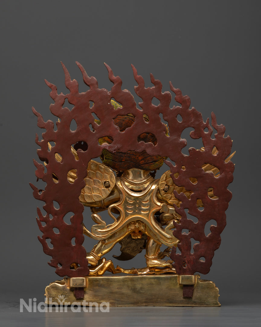 Vajrakilaya Statue with Consort: Sacred Buddhist Art for Protection