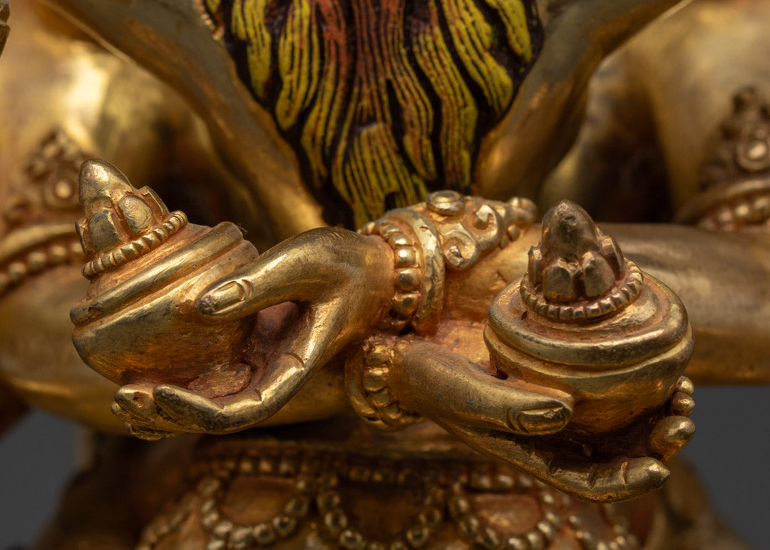 Authentic Hevajra Yab - Yum Fierce Protective Statue | Handcrafted In Nepal