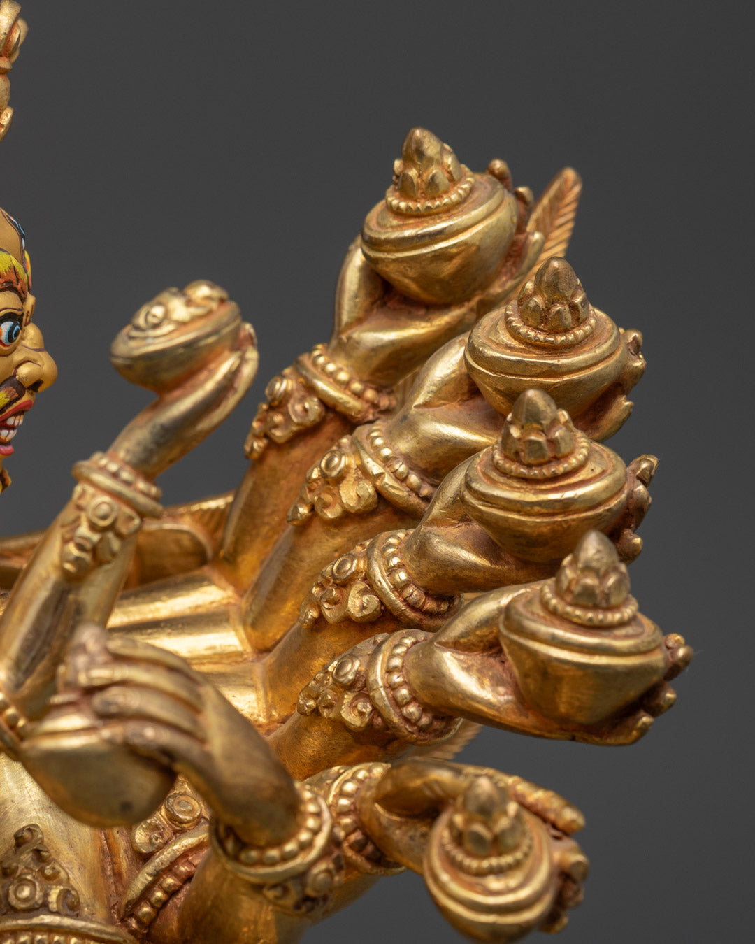 Authentic Hevajra Yab - Yum Fierce Protective Statue | Handcrafted In Nepal