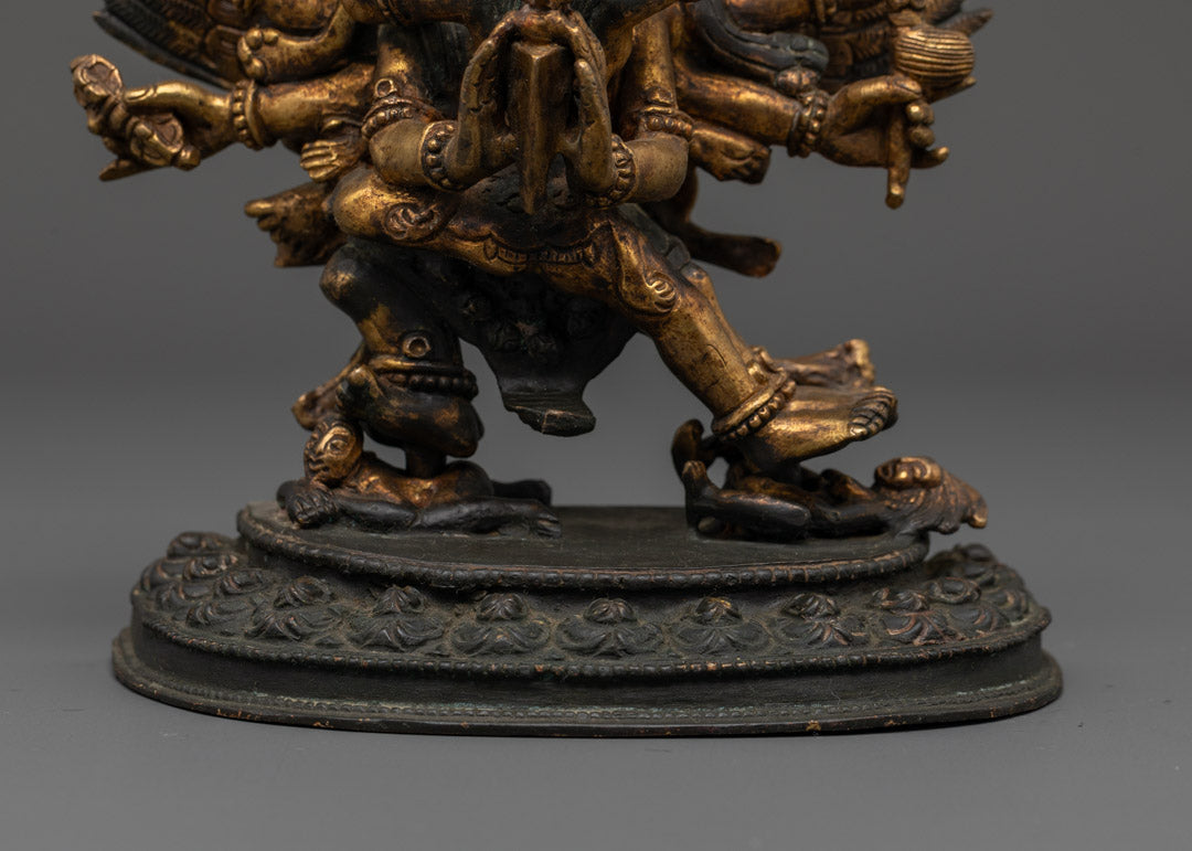 Vajrakilaya Yidam Statue | Buddhist Wrathful Deity