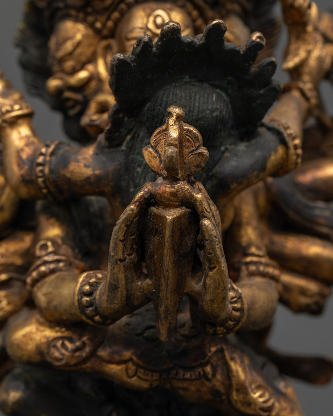 Vajrakilaya Yidam Statue | Buddhist Wrathful Deity