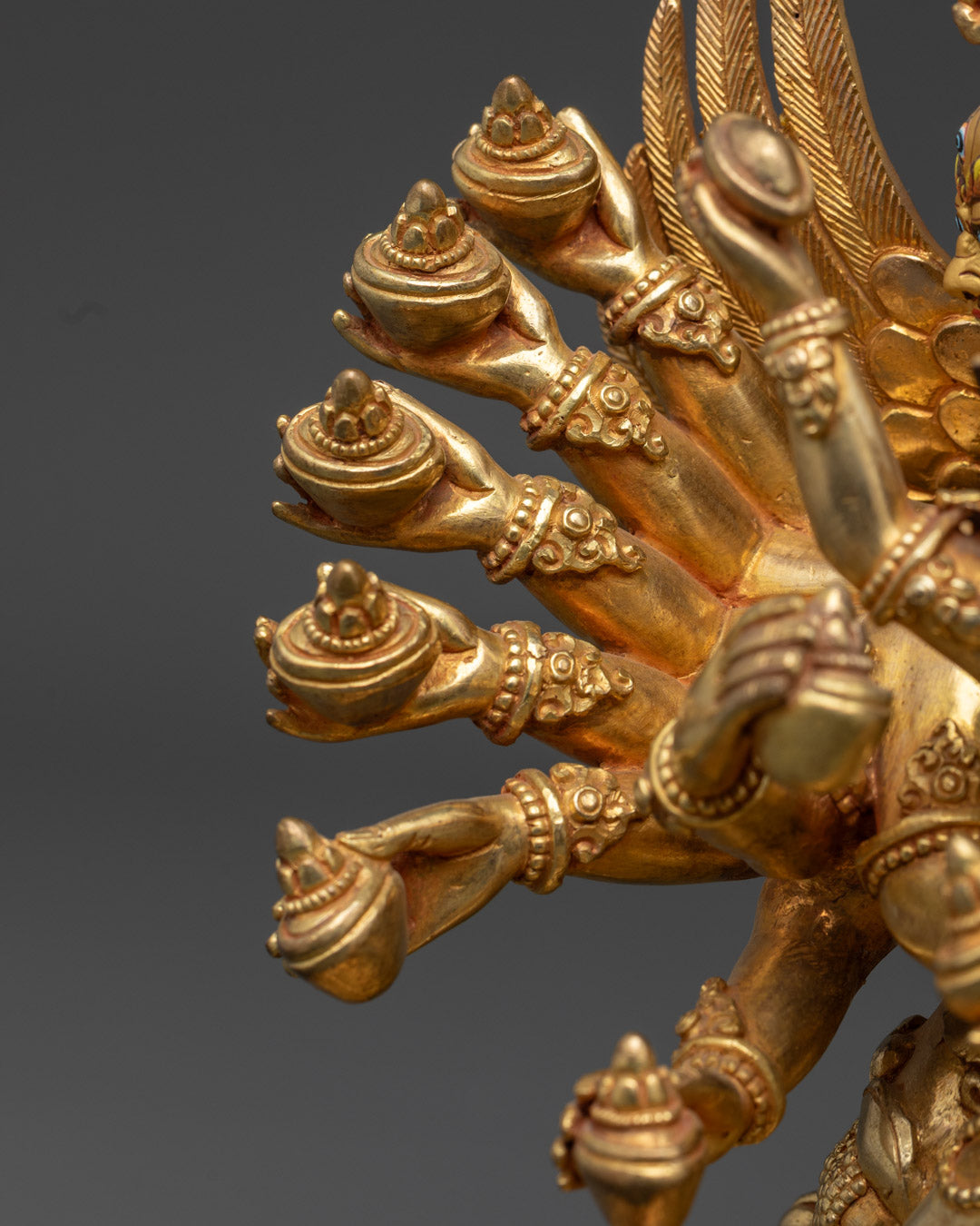 Authentic Hevajra Yab - Yum Fierce Protective Statue | Handcrafted In Nepal