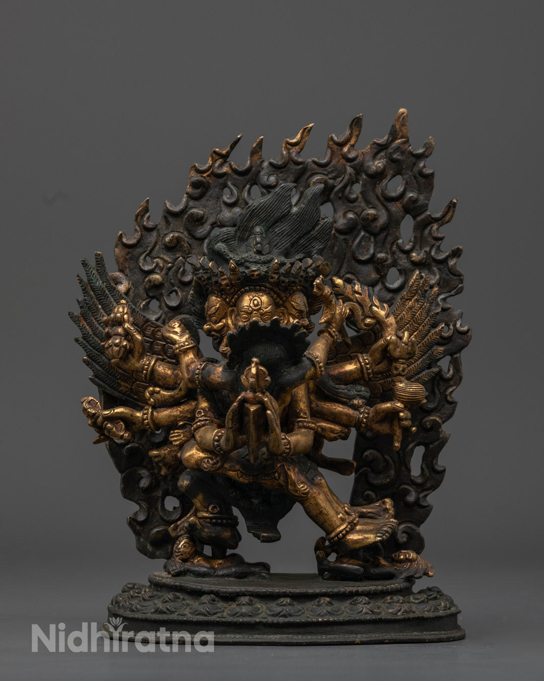 Vajrakilaya Yidam Statue | Buddhist Wrathful Deity