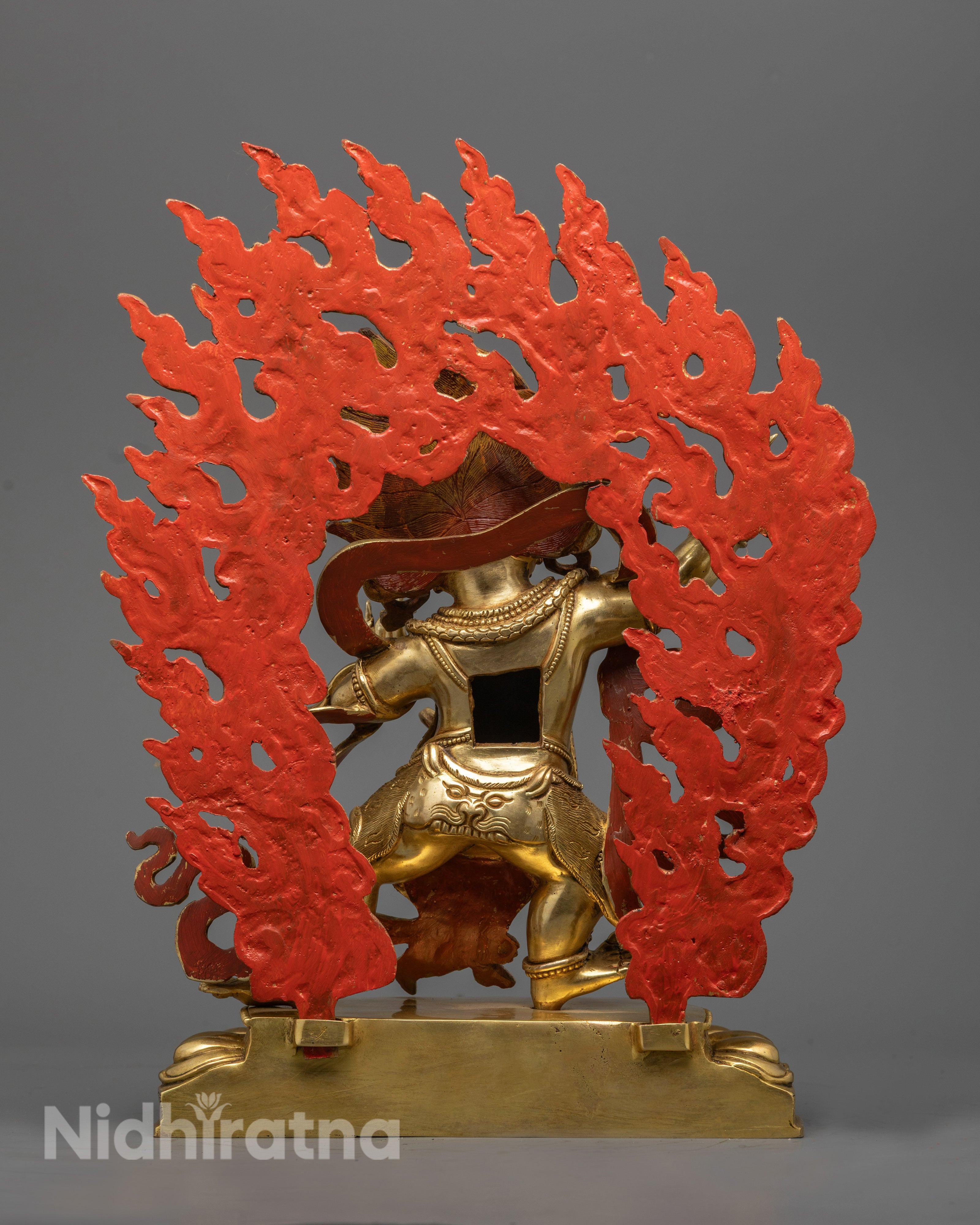 Hand-Carved Vajrapani Statue | Nepalese Buddhist Art