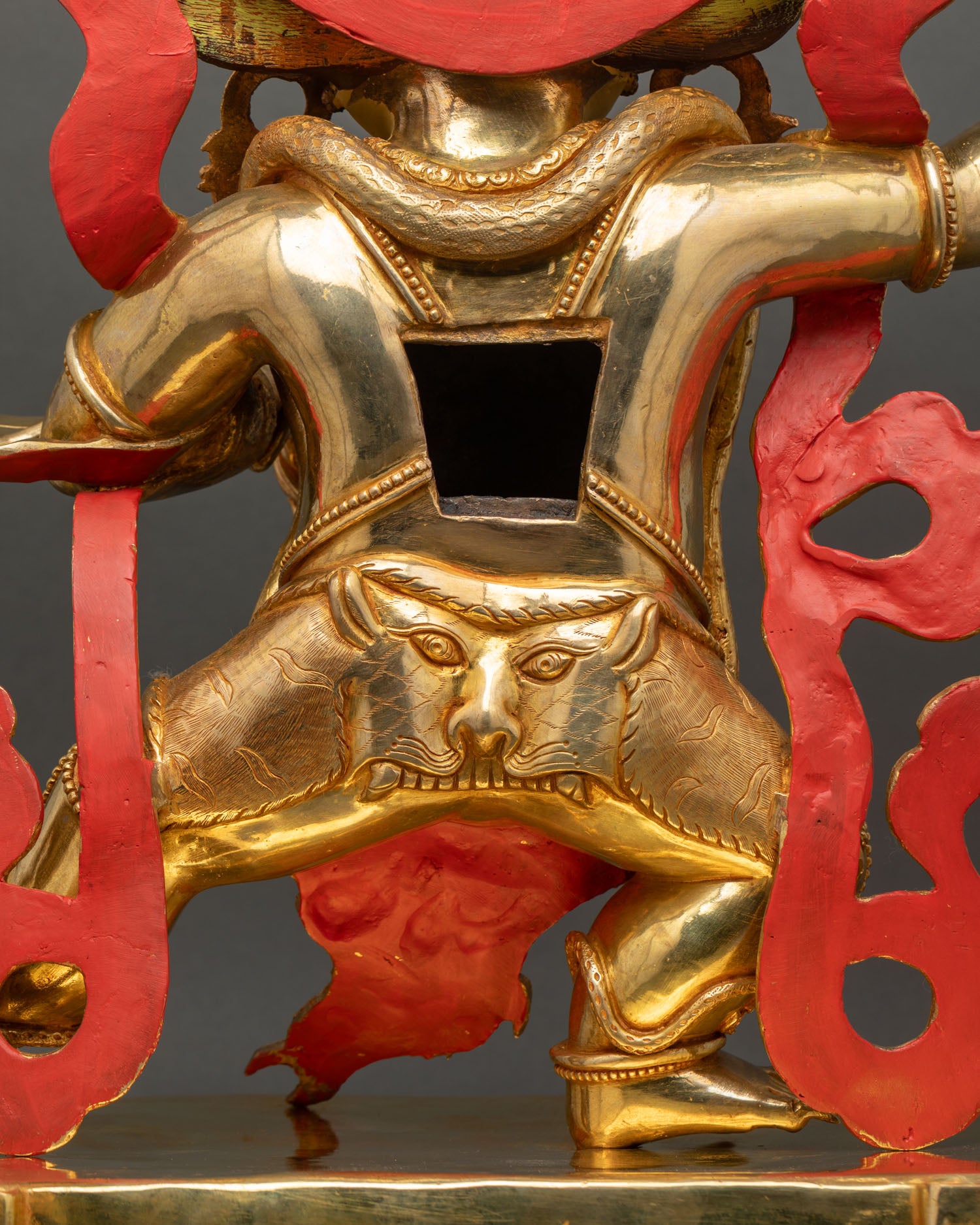 Vajrapani Statue | Large-Size Copper and Gold Gilded Buddhist Art