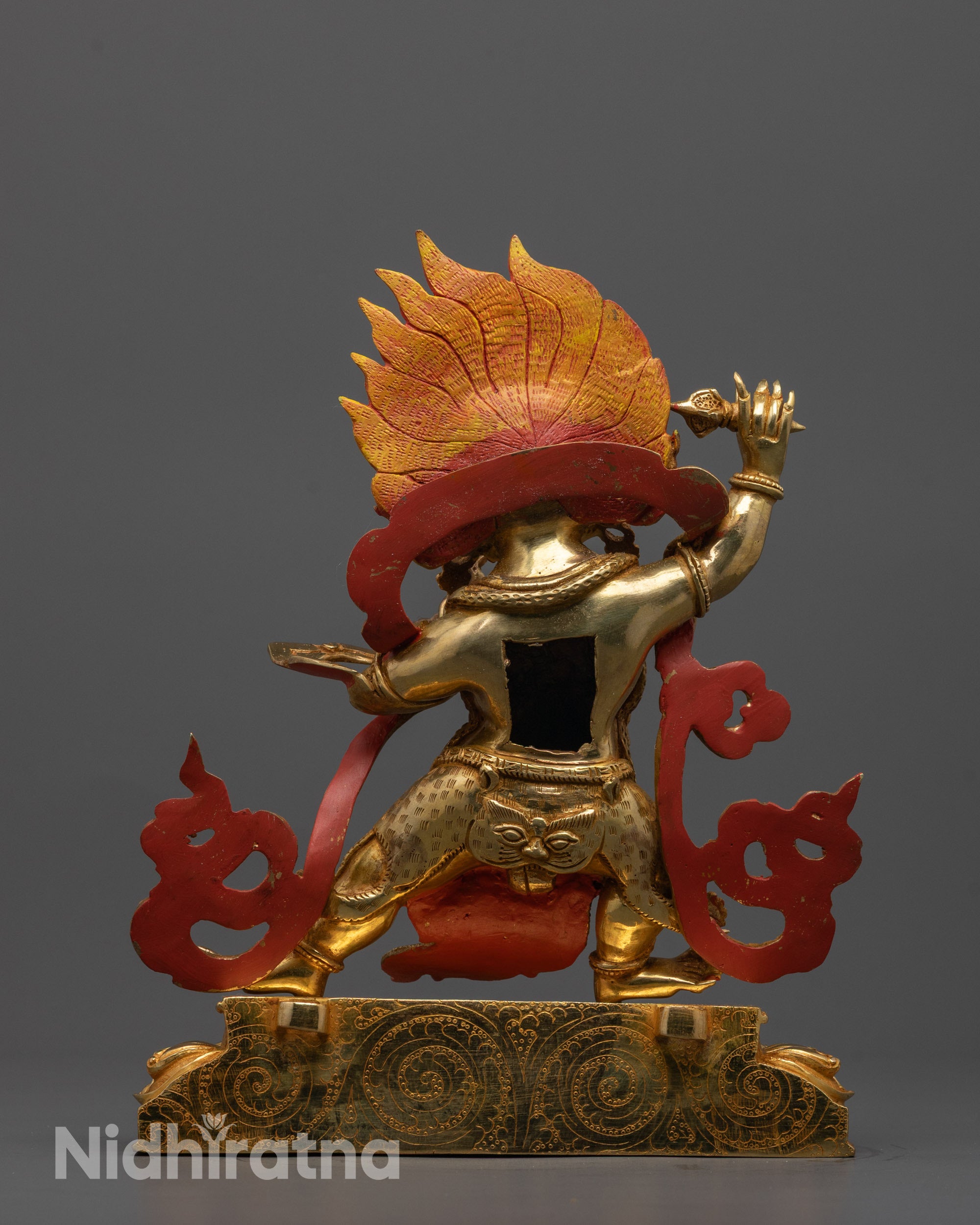 Wrathful Vajrapani Statue | Spiritual Protector Figurine