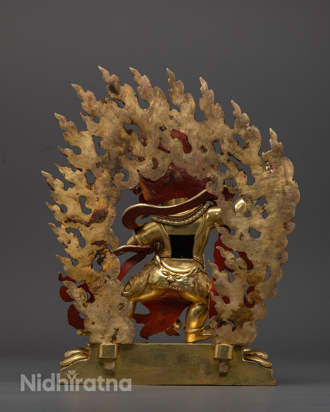 Nepalese Vajrapani Statue | Handcrafted Wrathful Figurine