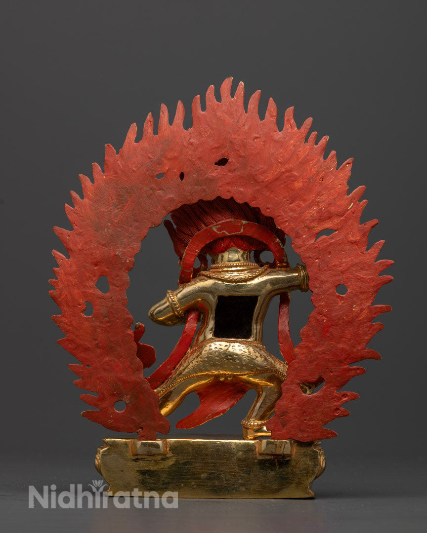 Vajrapani Sadhana Statue: Handcrafted Tibetan Art