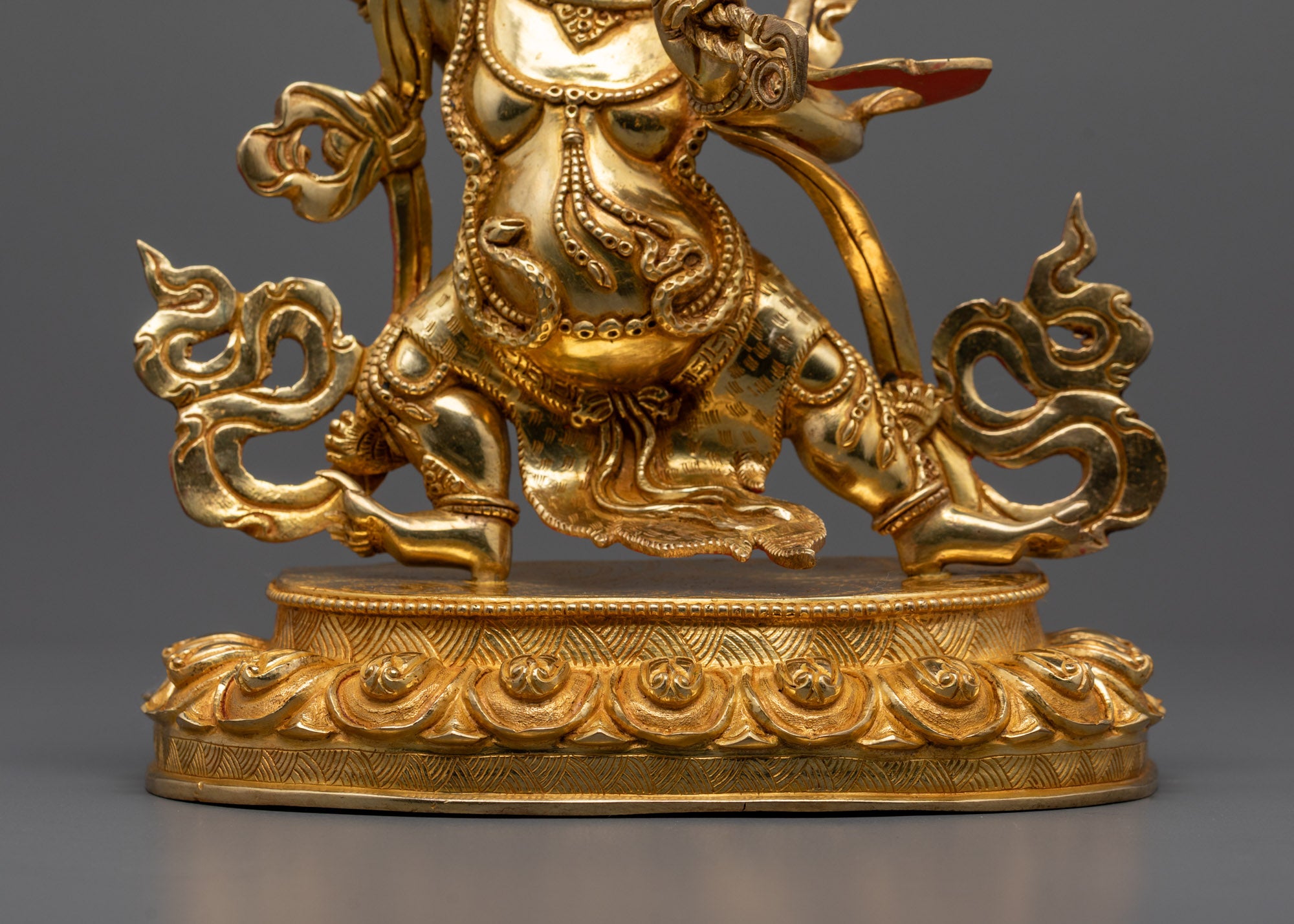 Wrathful Vajrapani Statue | Spiritual Protector Figurine