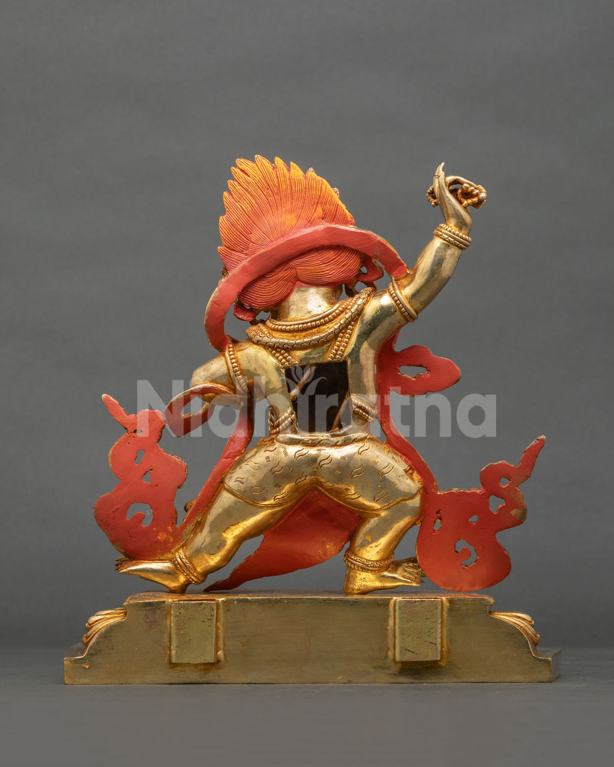 Tibetan Vajrapani Statue from Nepal | Holder of the Thunderbolt