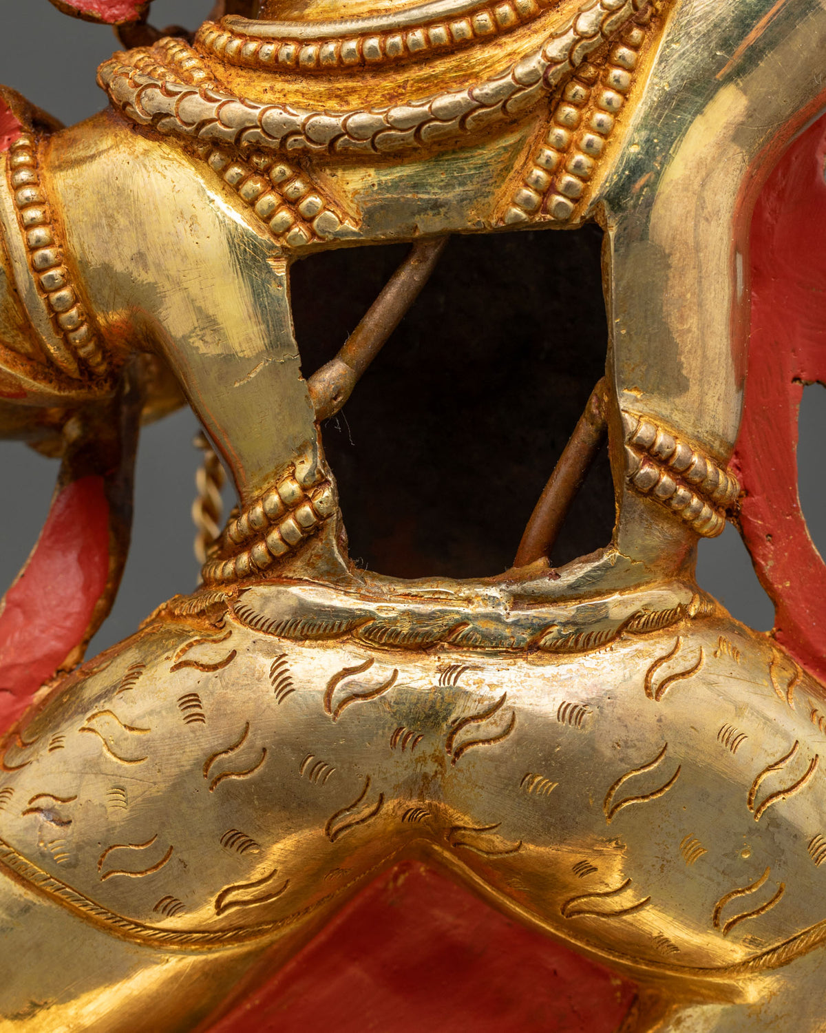 Tibetan Vajrapani Statue from Nepal | Holder of the Thunderbolt