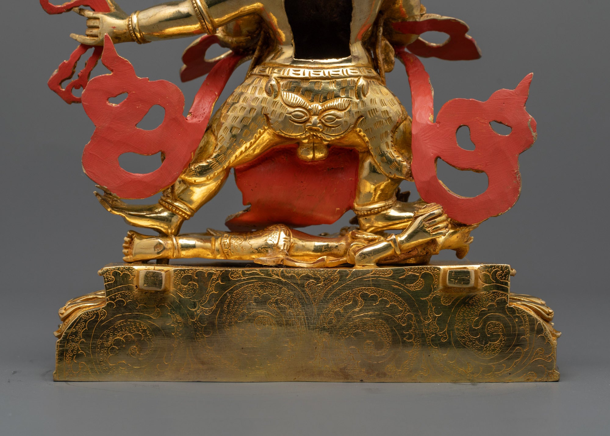 Himalayan Vajrapani Four-Armed Statue | Traditional Protector Figure