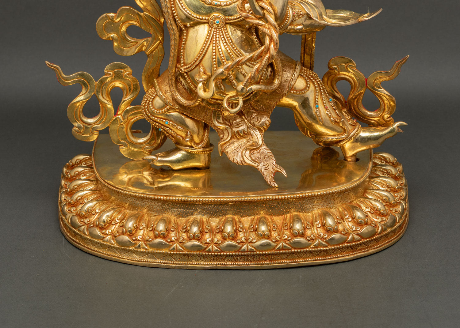 Vajrapani Statue | Large-Size Copper and Gold Gilded Buddhist Art