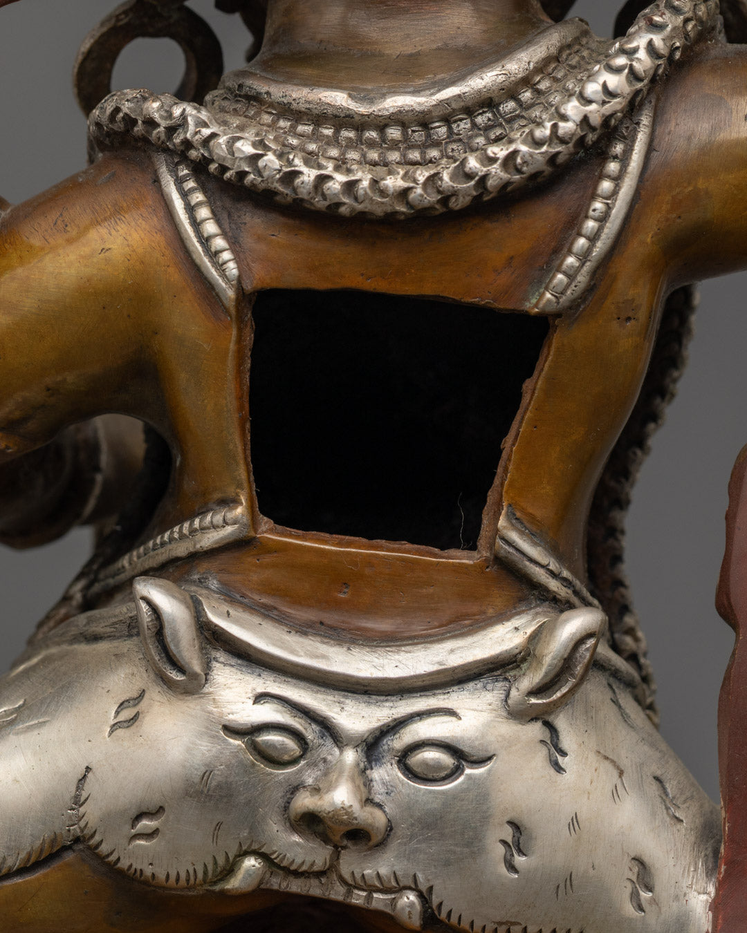 Vajrapani Oxidized Copper Statue | Traditional Himalayan Artwork