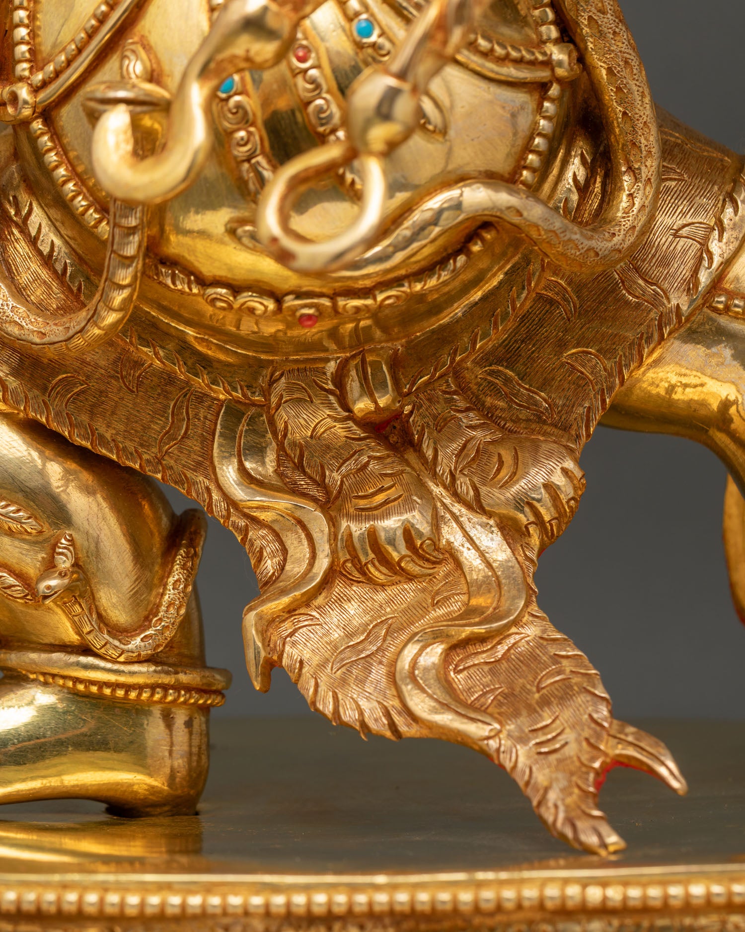 Vajrapani Statue | Large-Size Copper and Gold Gilded Buddhist Art
