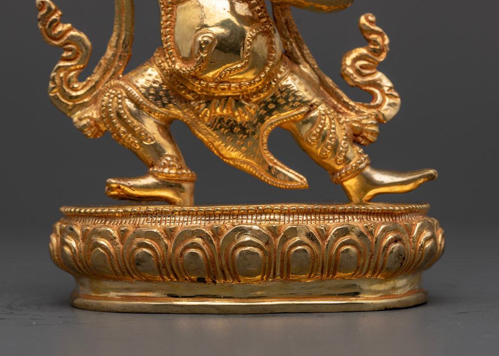 Vajrapani Sadhana Statue: Handcrafted Tibetan Art