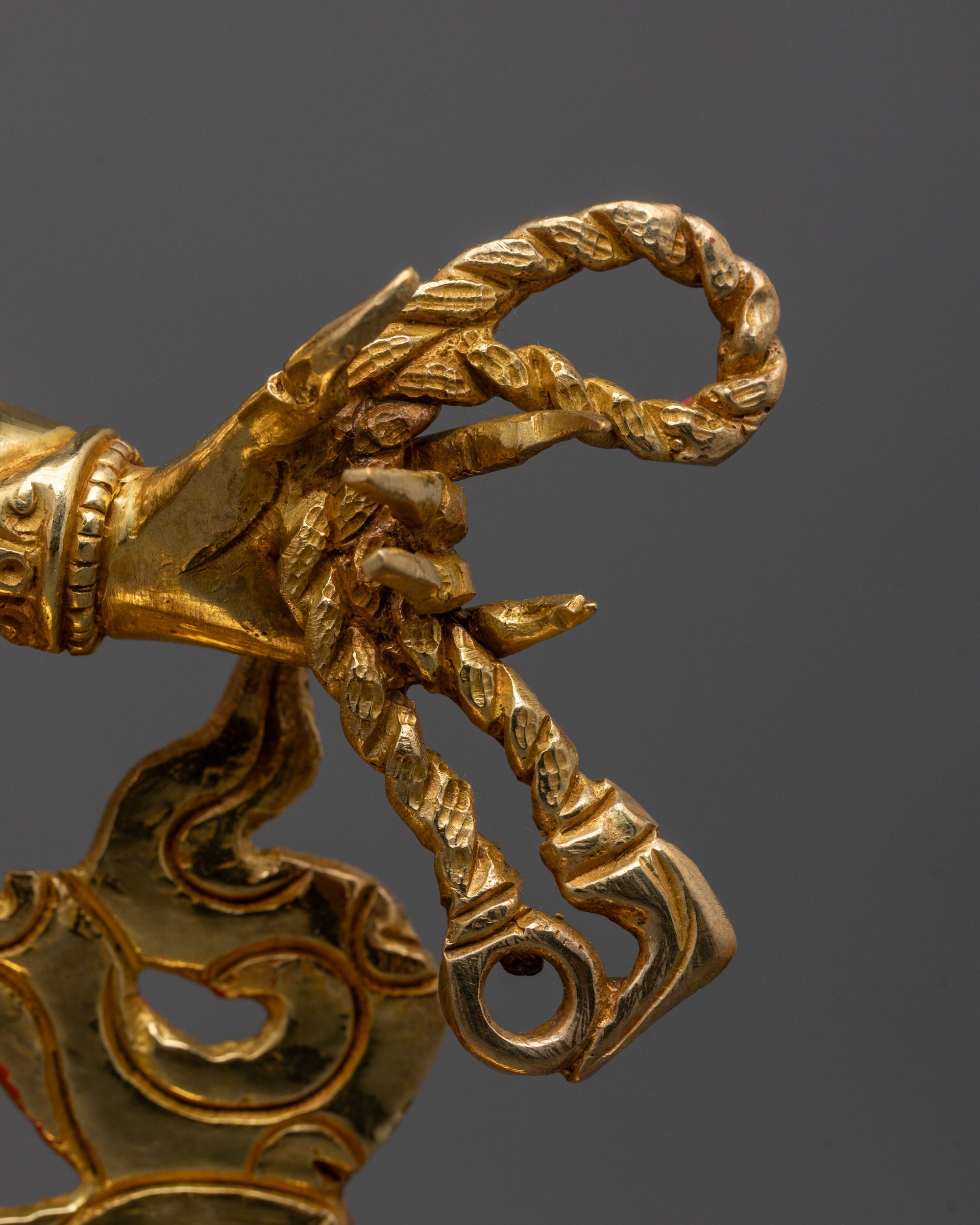 Himalayan Vajrapani Four-Armed Statue | Traditional Protector Figure