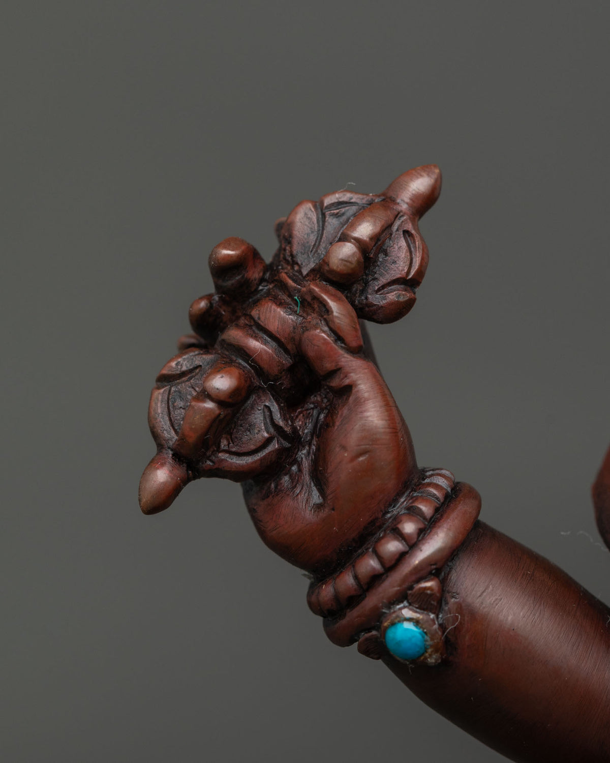 Oxidized Vajrapani Statue | Powerful Buddhist Protector Sculpture