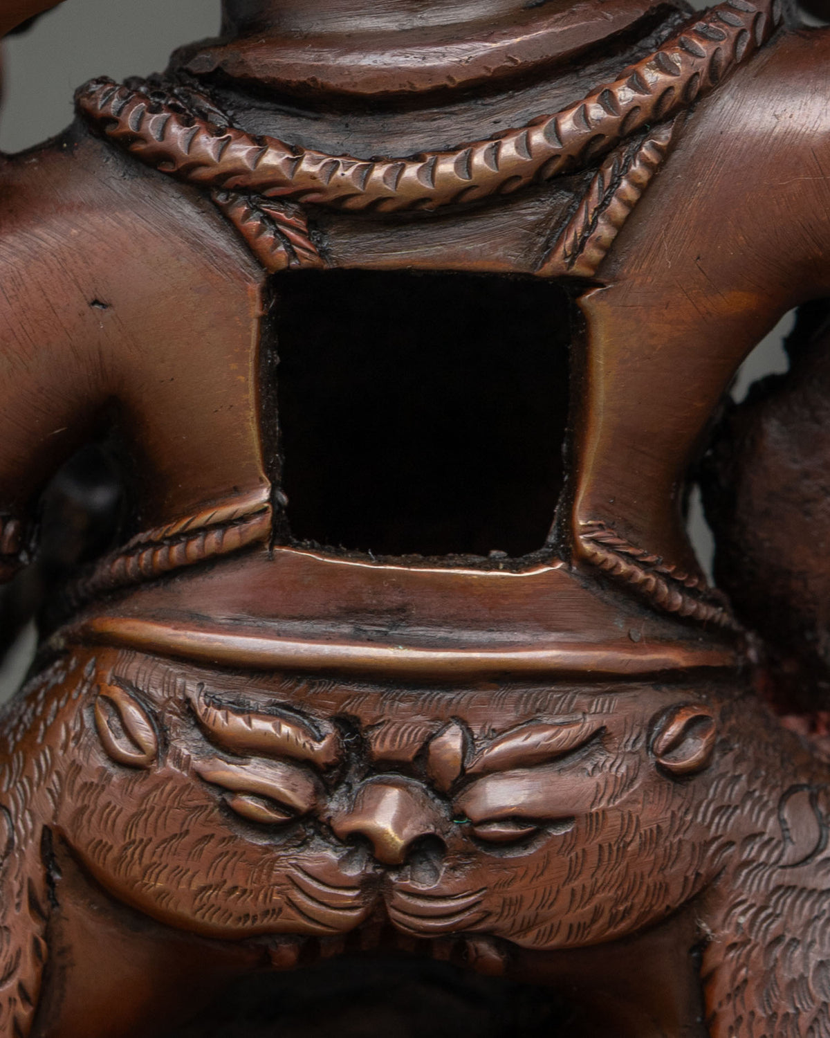 Oxidized Vajrapani Statue | Powerful Buddhist Protector Sculpture
