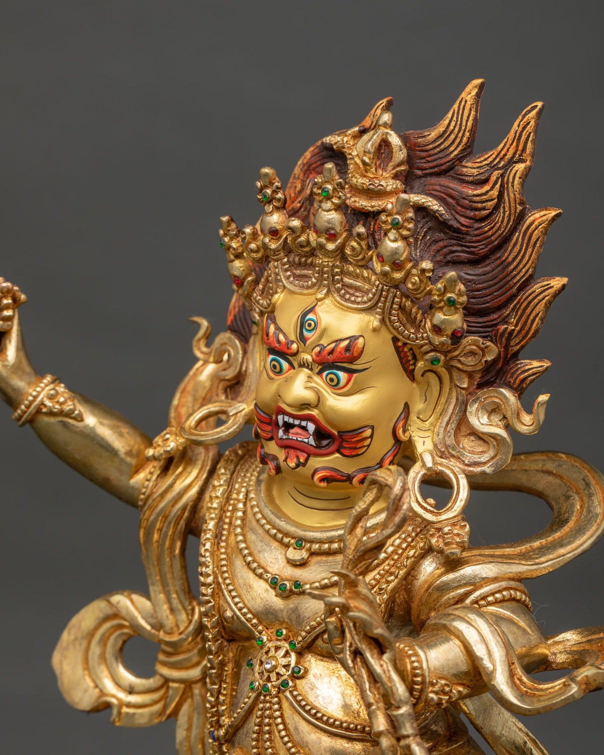 Bodhisattva Vajrapani Statue | Powerful Buddhist Protector Deity