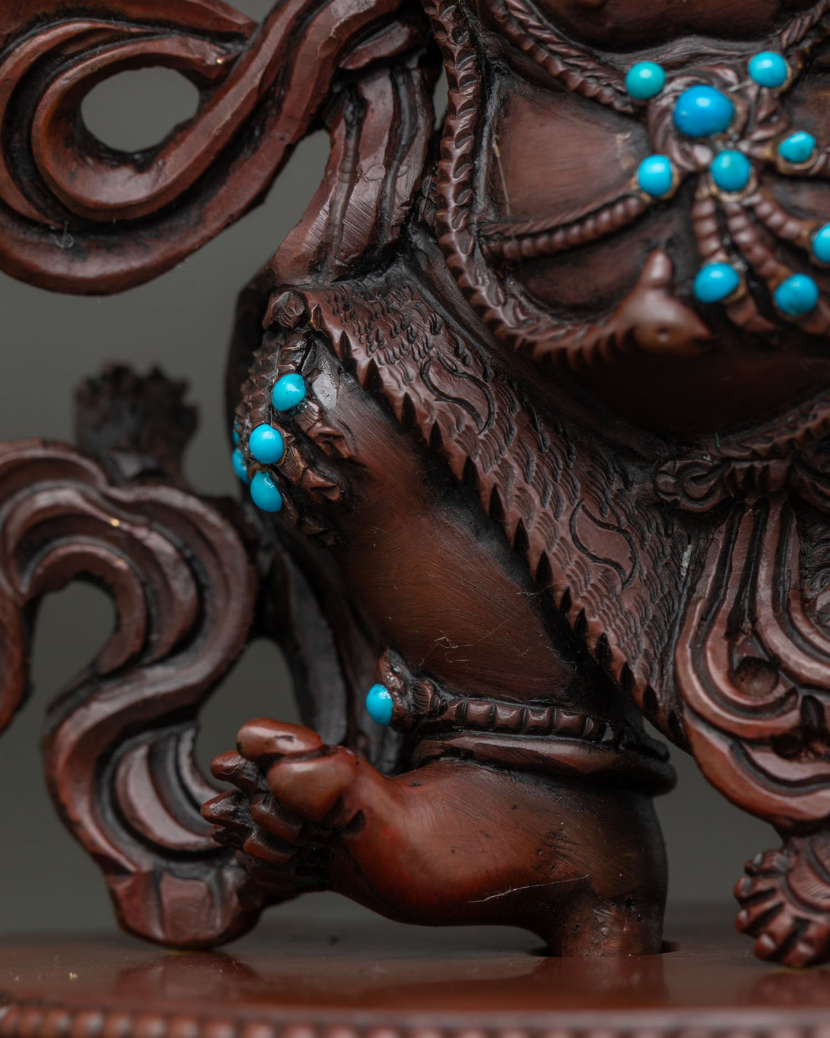 Oxidized Vajrapani Statue | Powerful Buddhist Protector Sculpture