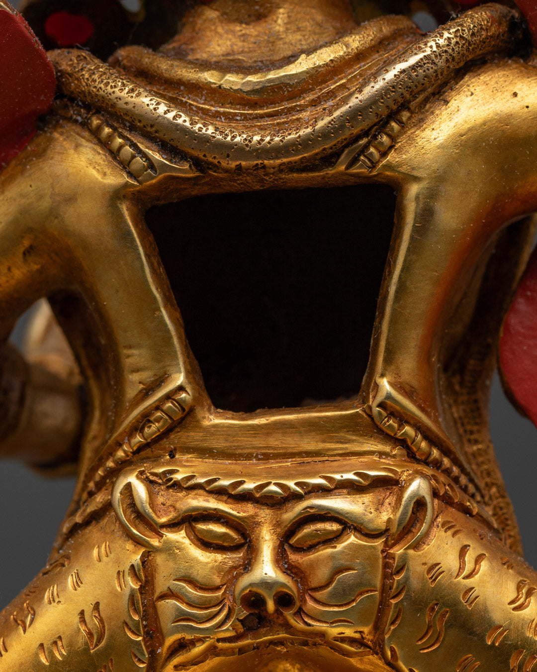Vajrapani Statue | Empowering Copper Art with 24K Gold