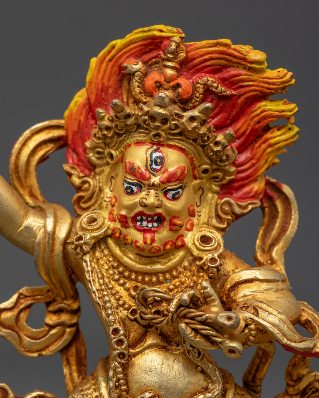 Vajrapani Deity Statue | Authentic Tibetan Buddhist Artwork