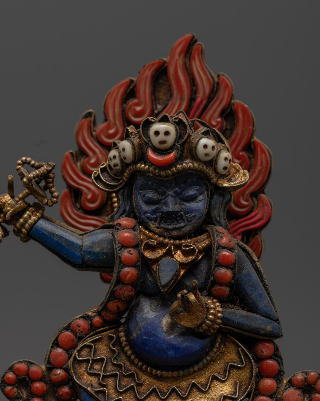 Powerful Vajrapani Statue | Traditional Himalayan Craftsmanship