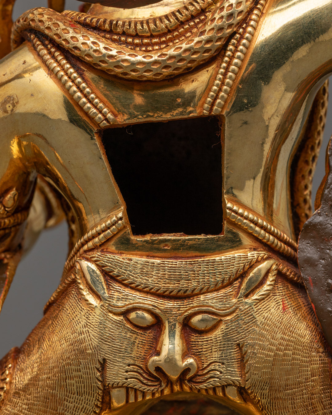 Vajrapani Statue | Hand-Carved 24k Fire-Gilded Copper