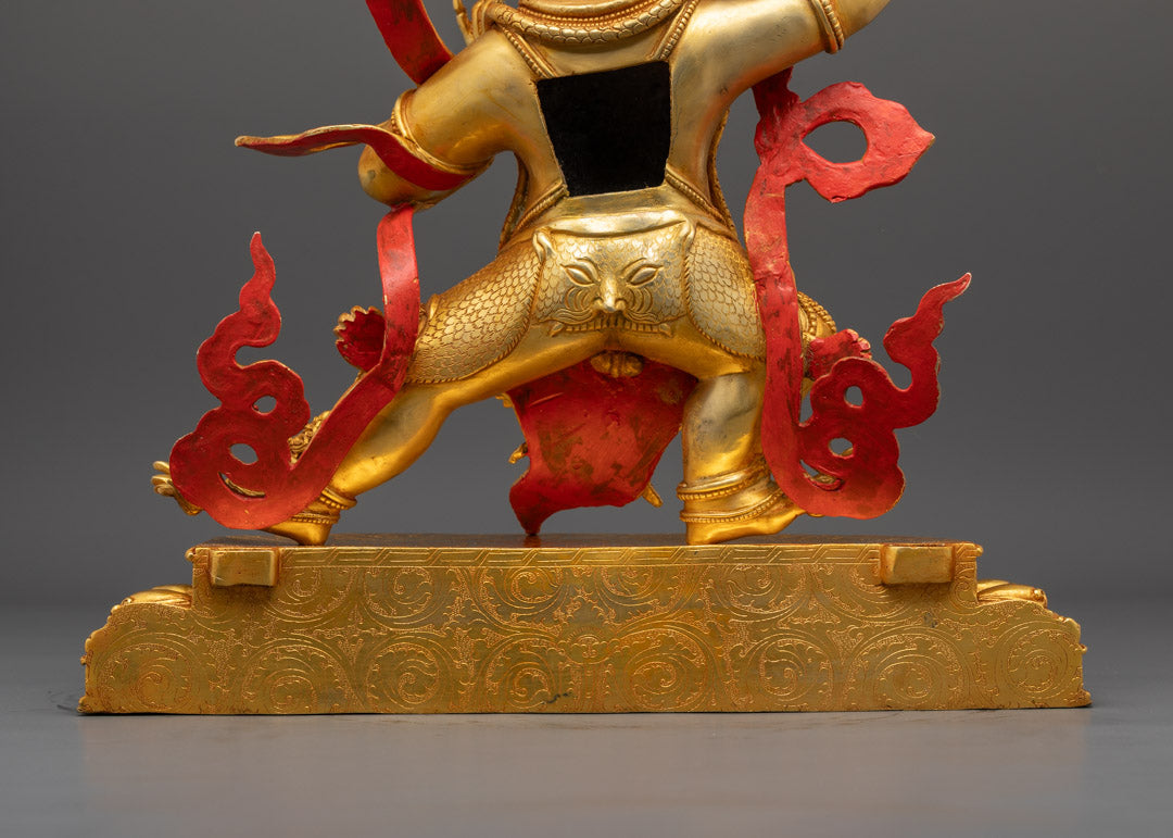 Vajrapani Statue | Sacred Hand-Carved Copper