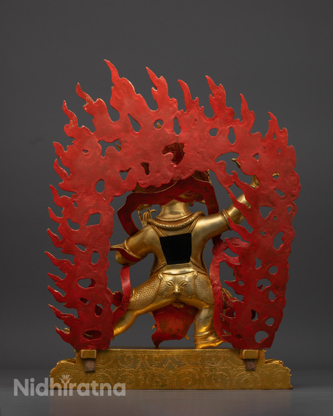 Vajrapani Statue | Sacred Hand-Carved Copper