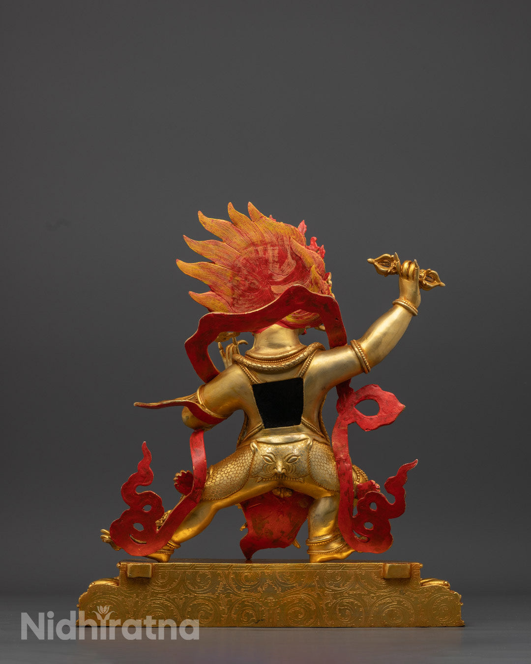 Vajrapani Statue | Sacred Hand-Carved Copper