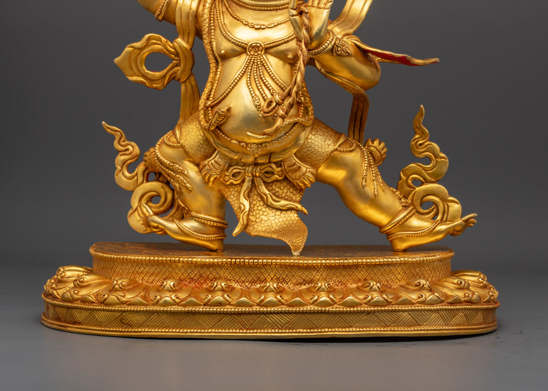 Vajrapani Statue | Sacred Hand-Carved Copper