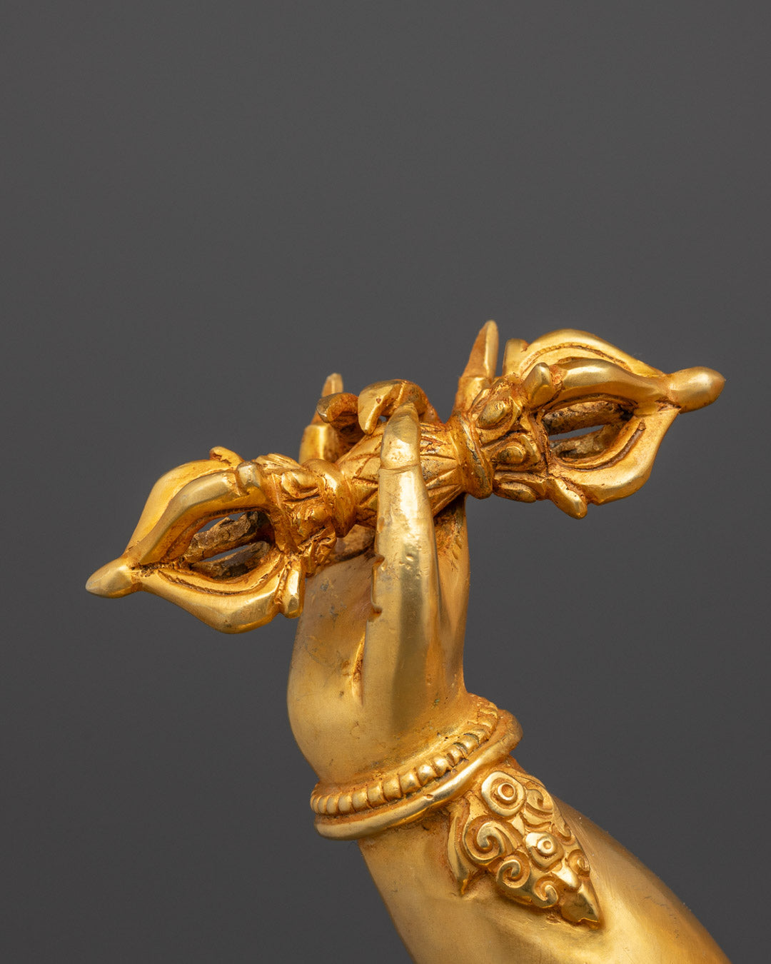 Vajrapani Statue | Sacred Hand-Carved Copper