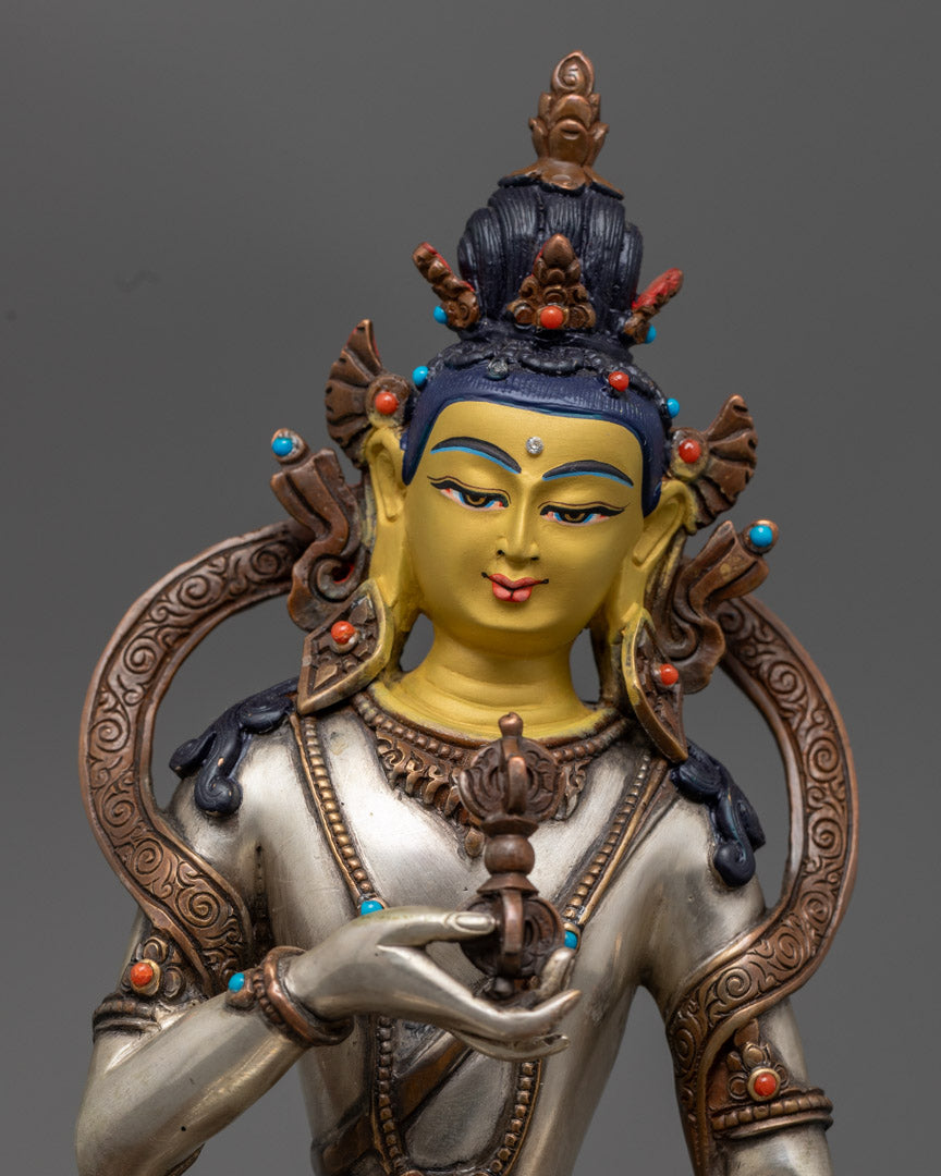Sacred Vajrasattva Sculpture | Traditional Buddhist Deity