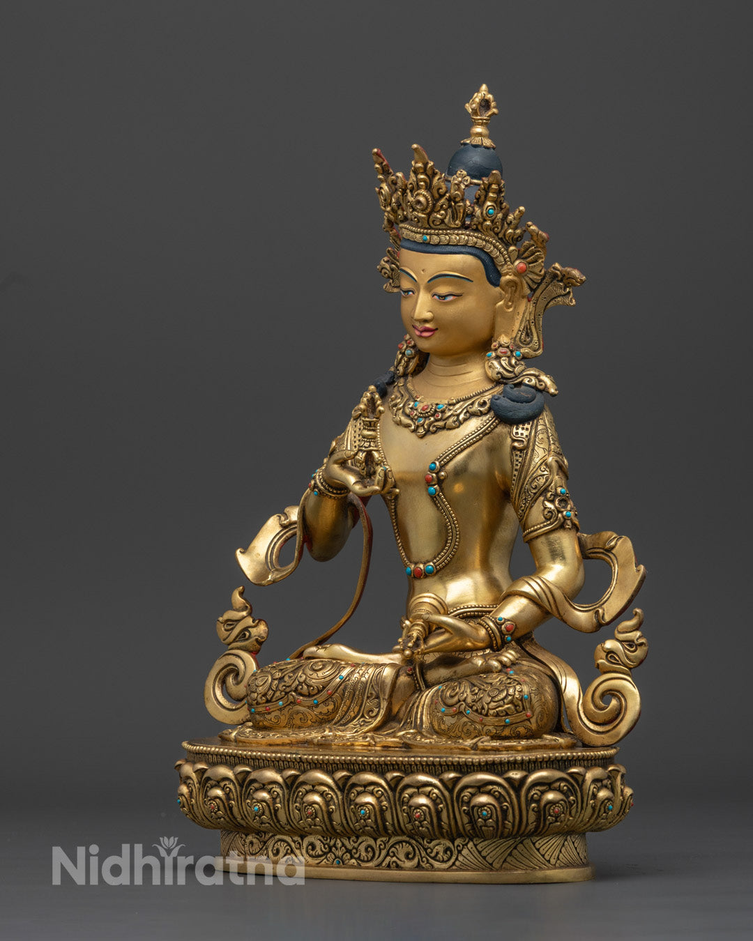 Sacred Vajrasattva Statue | Handcrafted in Patan, Nepal