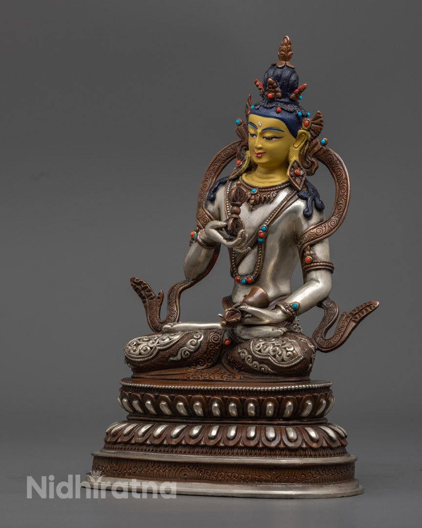 Sacred Vajrasattva Sculpture | Traditional Buddhist Deity
