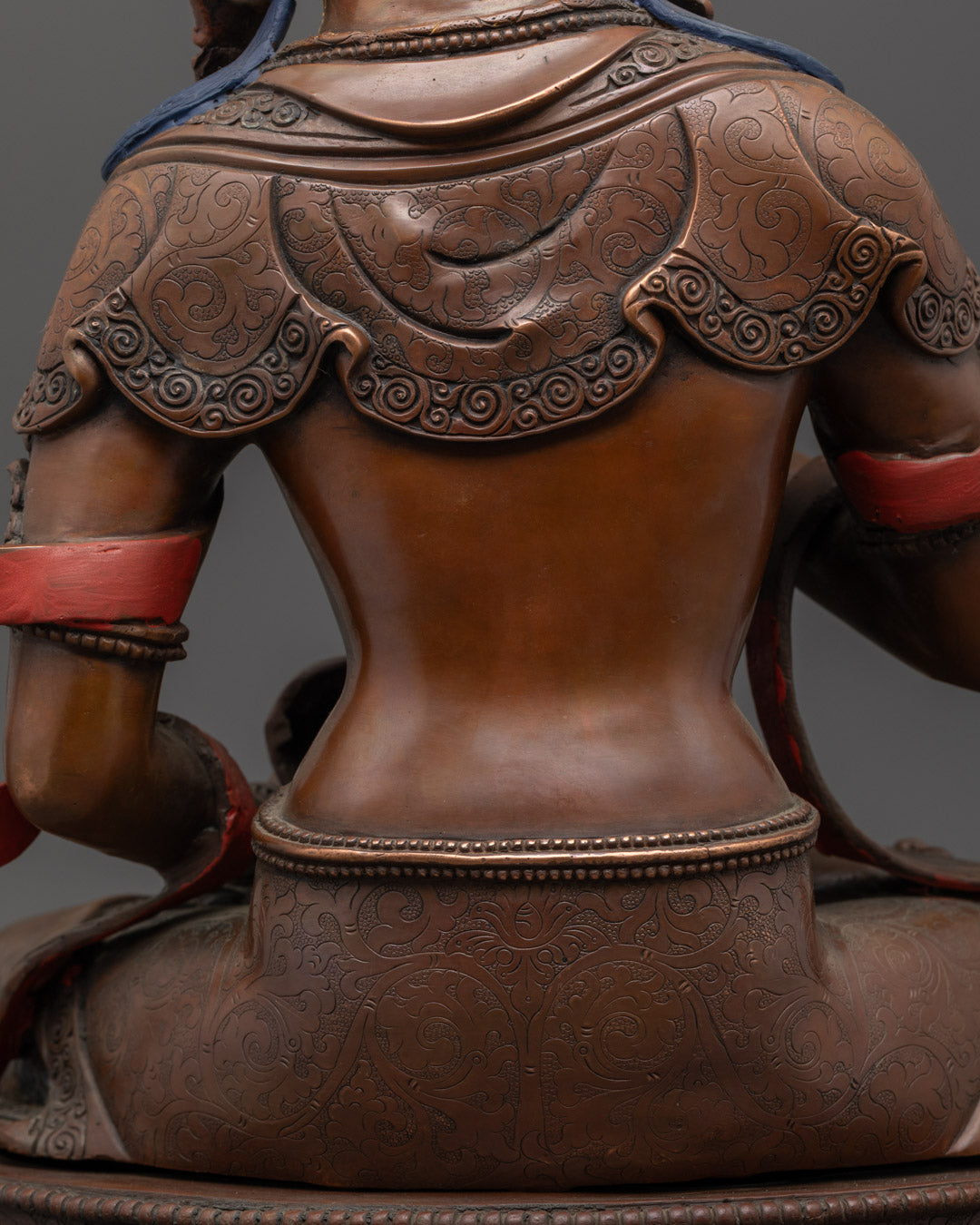 Vajrasattva Statue | Nepalese Copper Art with Gold Highlights