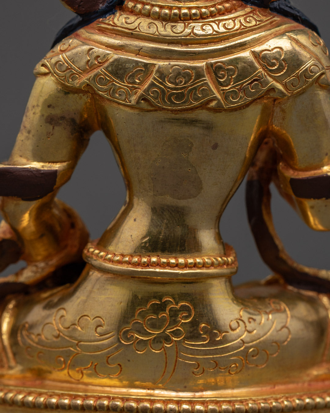 Vajrasattva Sculpture Gilded in Gold