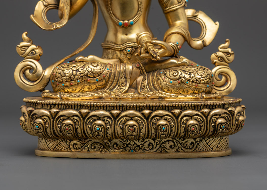 Sacred Vajrasattva Statue | Handcrafted in Patan, Nepal