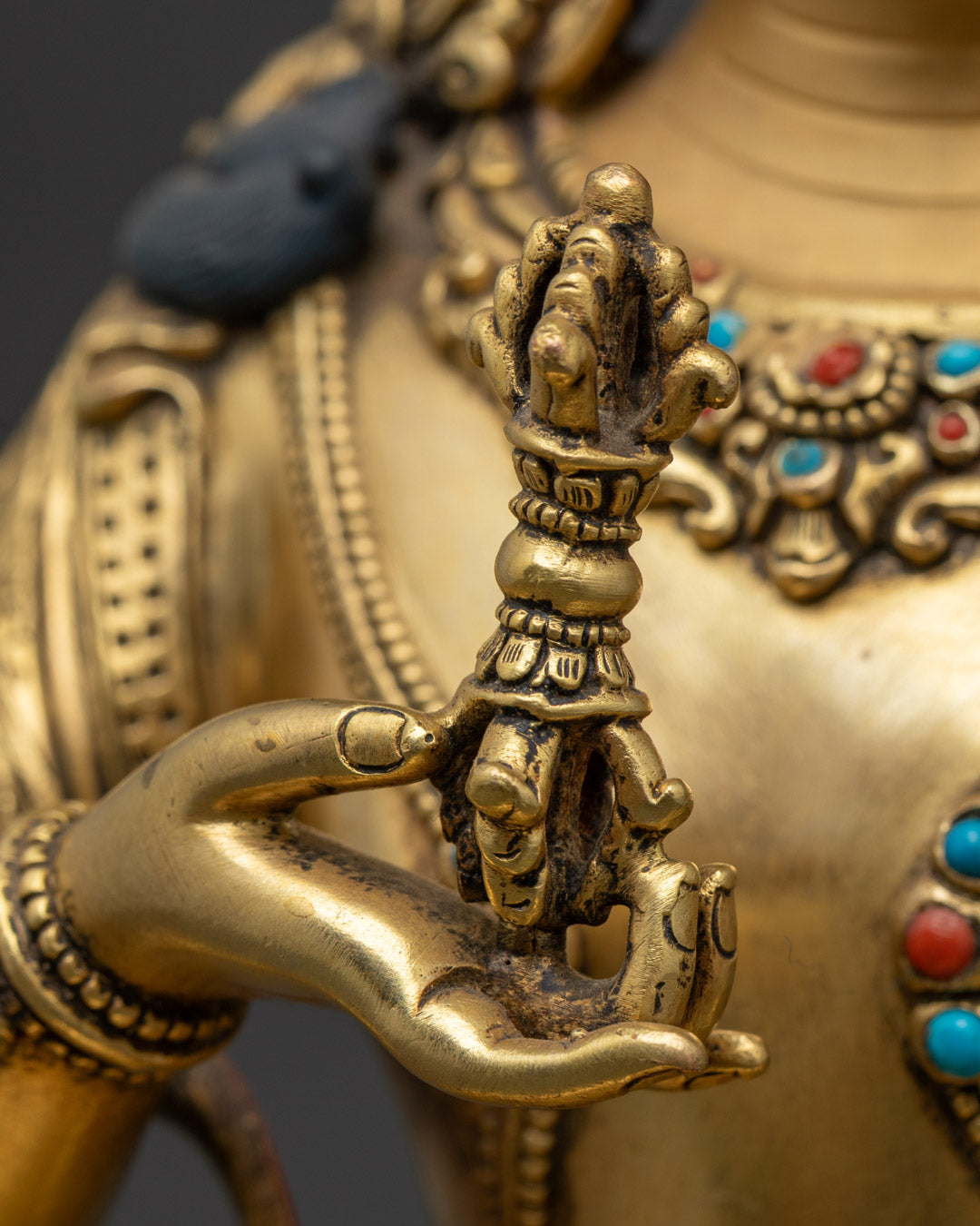 Sacred Vajrasattva Statue | Handcrafted in Patan, Nepal
