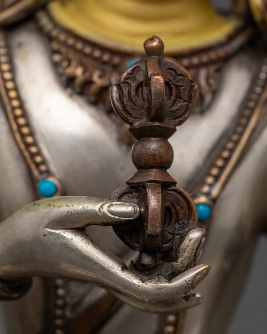 Sacred Vajrasattva Sculpture | Traditional Buddhist Deity