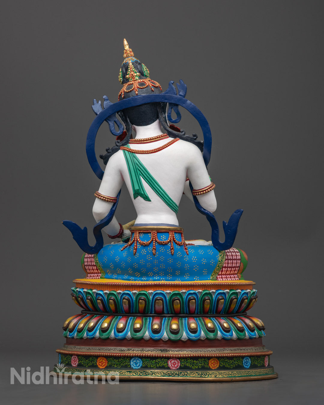 14.9-Inch Vajrasattva Statue | Sacred Symbol of Vajrayana Buddhism