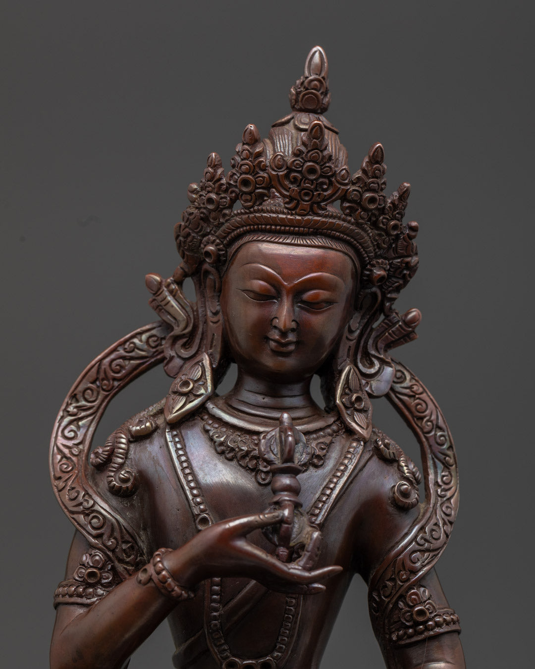 The Divine Vajrasattva Statue | Traditional Himalayan Art of Nepal