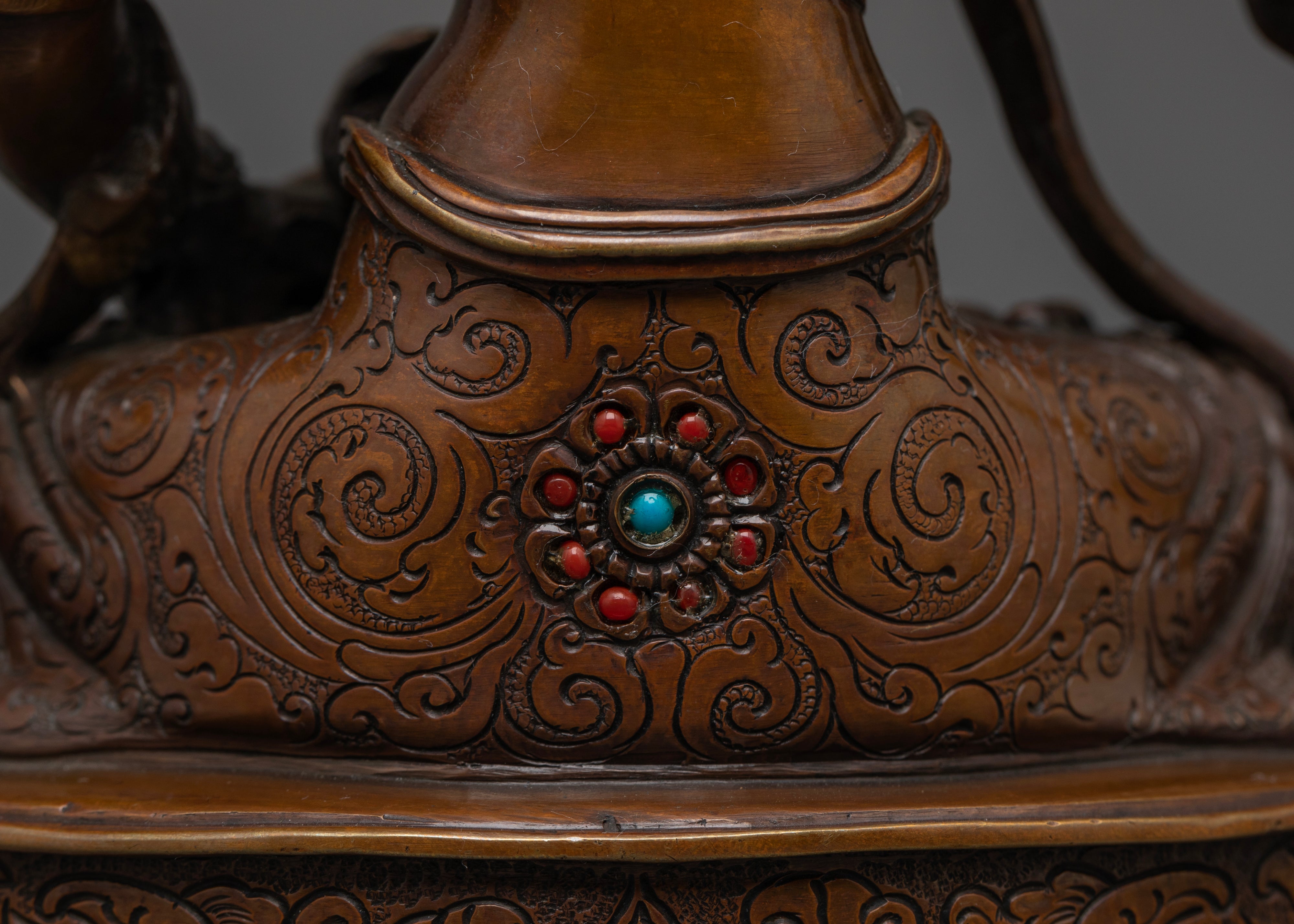 Oxidized Vajrasattva Statue for Spiritual Healing