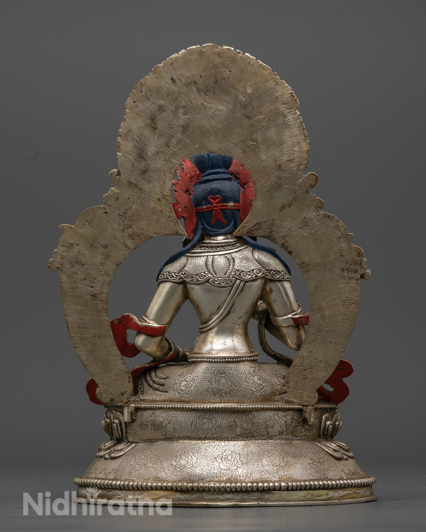 Gold-Plated Vajrasattva Statue | Traditional Himalayan Craftsmanship